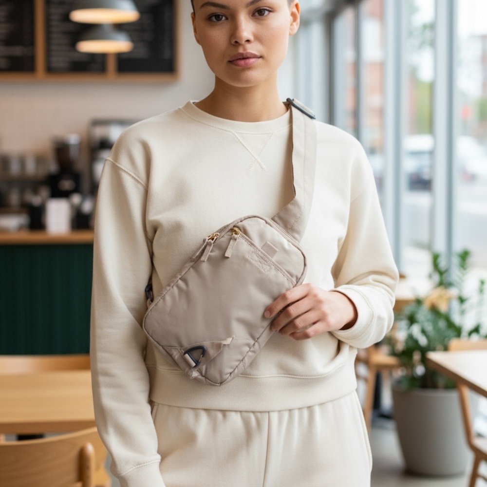 Adidas Light Tan Crossbody Bag